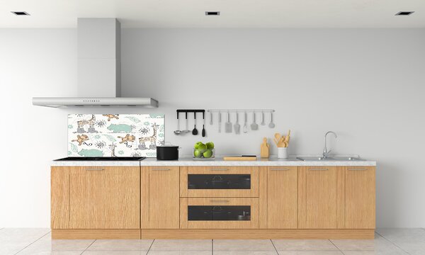 Skleněný panel do kuchynské linky Zvířata pksh-65176306