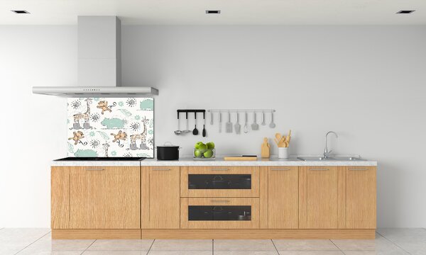 Skleněný panel do kuchynské linky Zvířata pksh-65176306