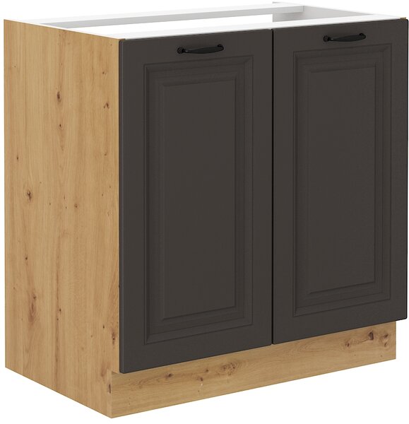 STOLARz 80 cm skříňka pod dřez STILO Barevné provedení STILO: Dub Artisan / Grafit