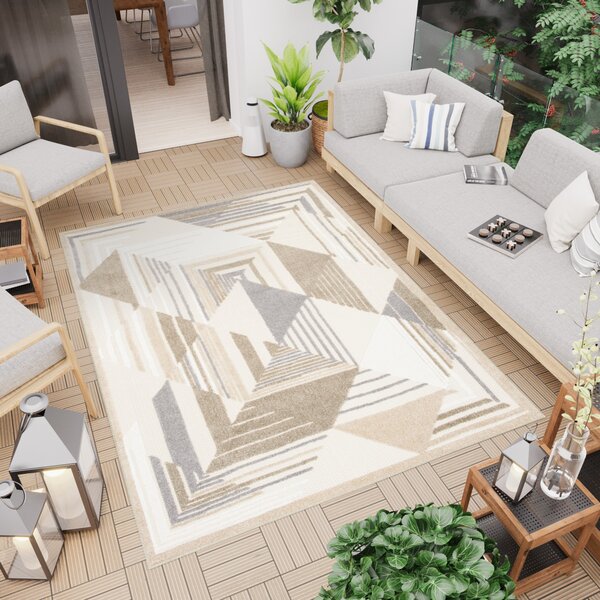 Makro Abra Moderní kusový koberec AVENTURA ED12C Krémový Rozměr: 80x200 cm