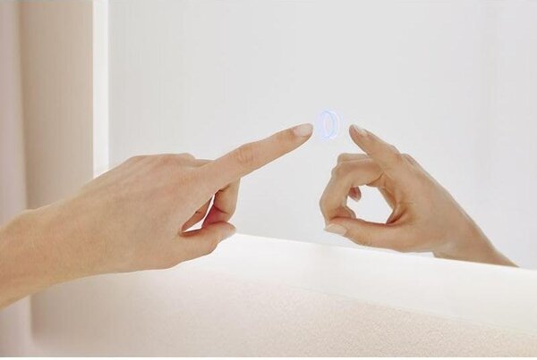 LED skříňka se zrcadlem do koupelny, 120 cm, s dotykovým ovládáním a LED podsvícením