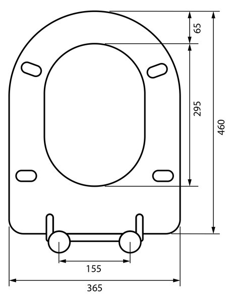 Sapho Sapho, MEDIC WC sedátko, Slim, Soft Close, duroplast, bílá, MC102-113