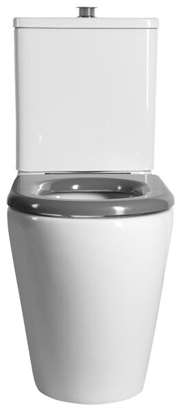 Sapho Sapho, DARIO RIMLESS WC kombi mísa s nádržkou, spodní/zadní odpad, bílá, MC102