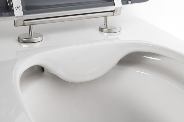 Sapho Sapho, DARIO RIMLESS WC kombi mísa s nádržkou, spodní/zadní odpad, bílá, MC102