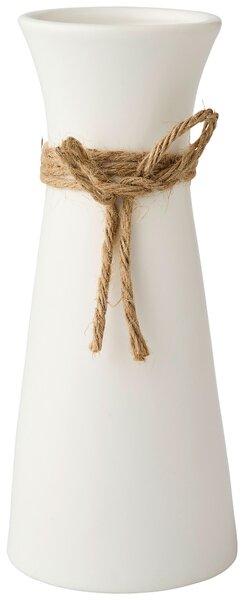 VÁZA, textil, keramika, 20 cm Ambia Home - Keramické vázy
