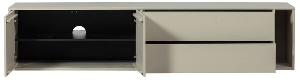WOOOD Béžový dřevěný TV stolek Settle Down 200 x 44 cm