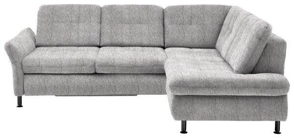 ROHOVÁ SEDAČKA, textil, světle šedá Beldomo Style - Sedací soupravy