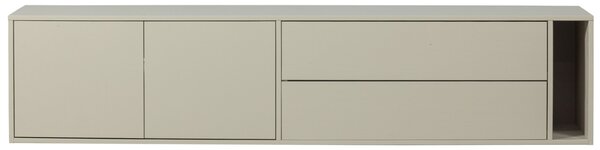 WOOOD Béžový dřevěný TV stolek Settle Down 200 x 44 cm