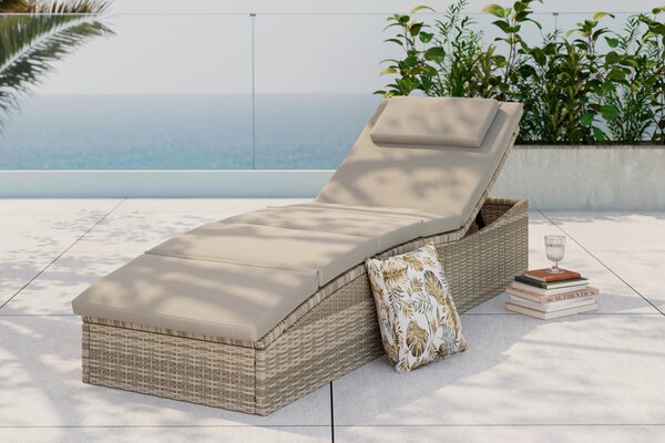 ZAHRADNÍ LEHÁTKO kov, plast, textil Ambia Garden - Online Only zahradní nábytek, Online Only