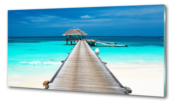 Panel do kuchyně Dřevěné molo pksh-65540351