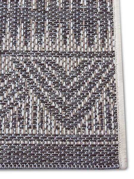 Hanse Home, Kusový koberec Clyde 105906 Loto Grey Beige – na ven i na doma, 63x120, šedá, chodba / předsíň
