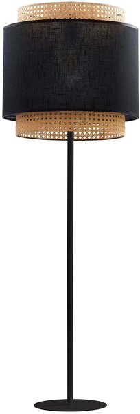 TK Lighting Boho Black stojací lampa 1x15 W černá-béžová 5568
