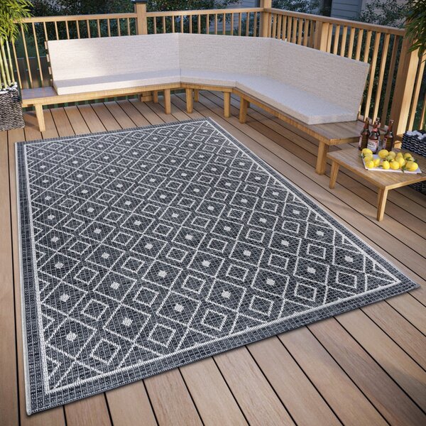 Hanse Home, Kusový koberec Clyde 105908 Lahal Grey Beige – na ven i na doma, 76x150, šedá, chodba / předsíň