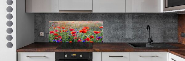Dekorační panel sklo Plolní květiny pksh-65959167