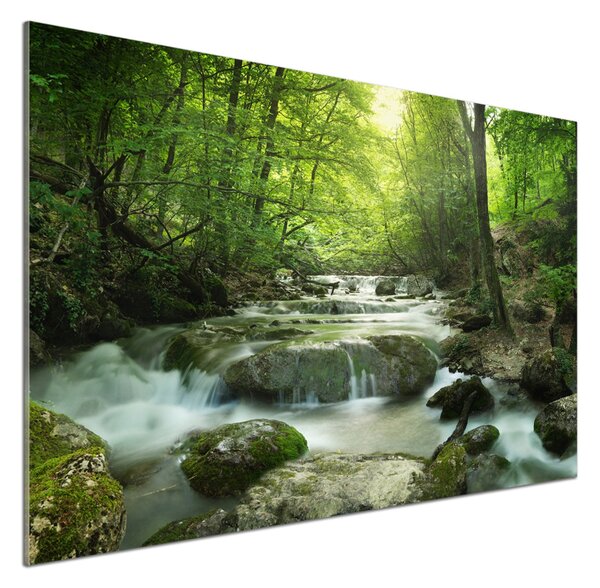 Panel do kuchyně Vodopád v lese pksh-65985516