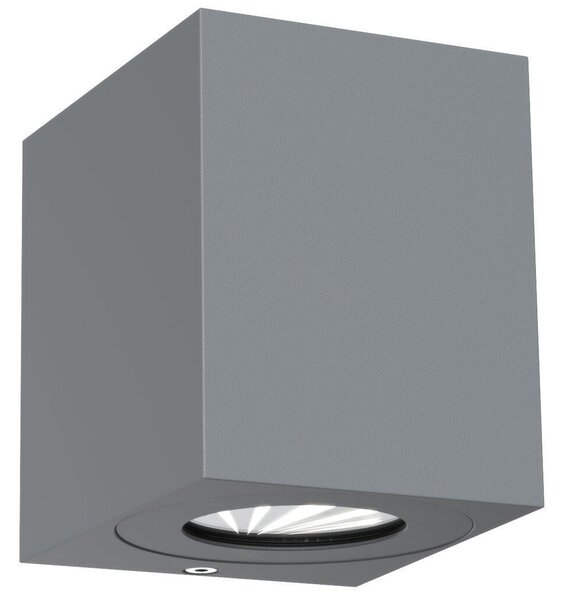 NOR 49711010 Venkovní nástěnné svítidlo Canto Kubi 2 2x6W LED šedá čirá - NORDLUX