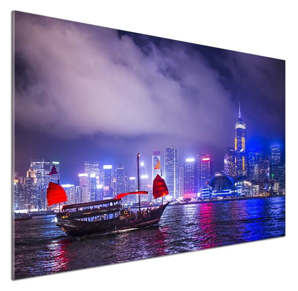 Panel do kuchyně Noční Hongkong pksh-65990377