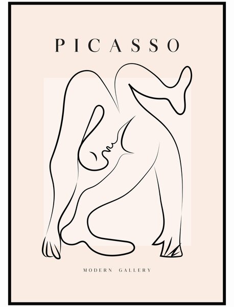 Pablo Picasso - Blaženost Rozměr plakátu: A4 (21 x 29,7 cm)