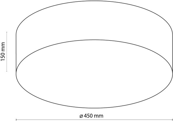 TK Lighting Rondo nástěnné svítidlo 4x15 W bílá-černá 1088