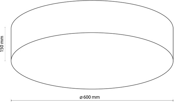 TK Lighting Rondo nástěnné svítidlo 4x15 W bílá-černá 1587