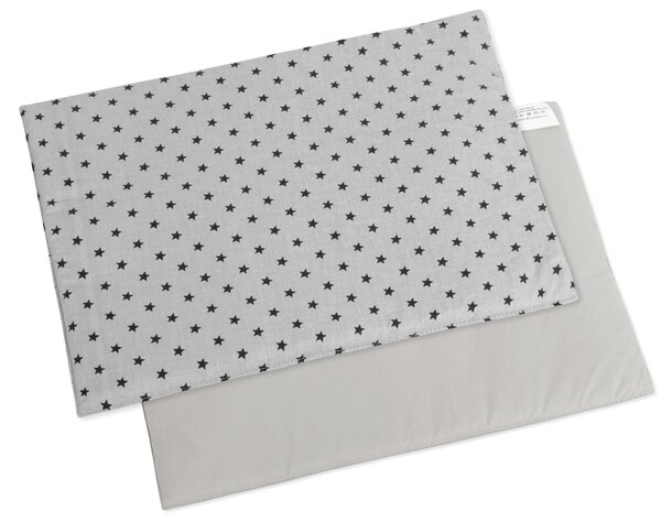 BELLATEX Polštářek pro kojence do postýlky Šedá 42x32 cm - tenký