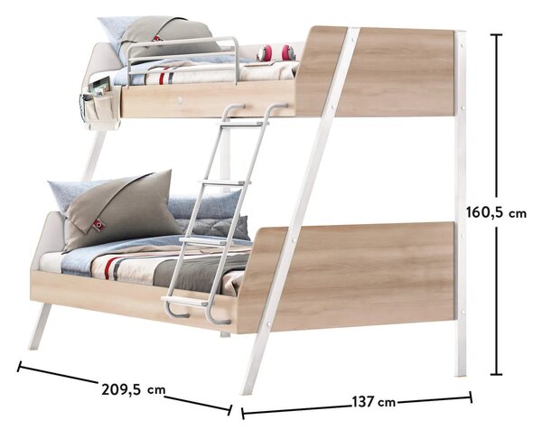 Čilek Studentská patrová postel (90x200-120x200 cm) Duo