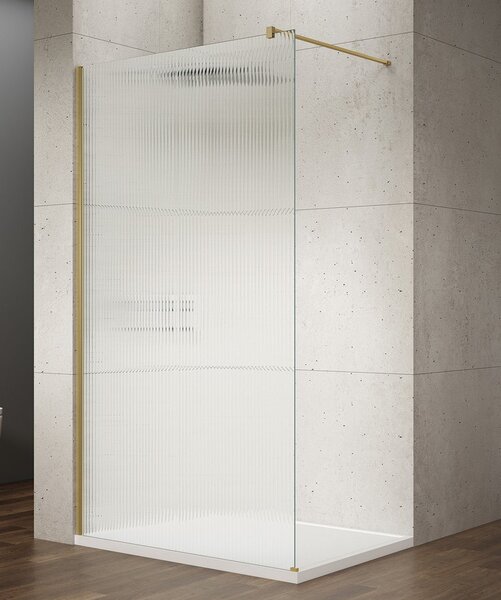 Gelco, VARIO GOLD jednodílná sprchová zástěna pro instalaci ke zdi, sklo nordic, 800 mm, GX1580-08