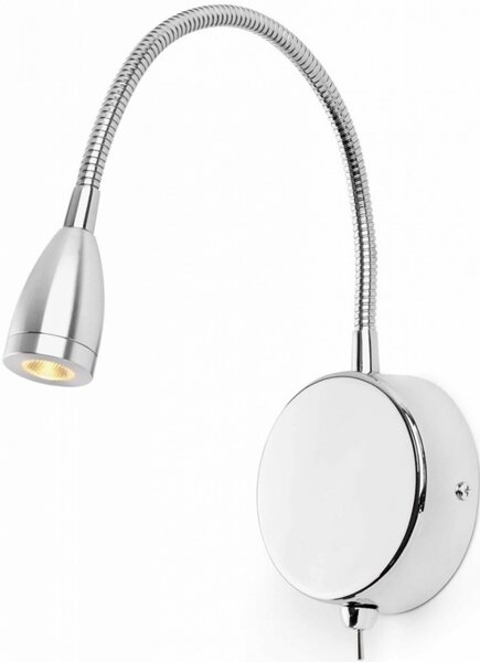 Nástěnná lampa LOKE chrom LED 3W 230V - FARO