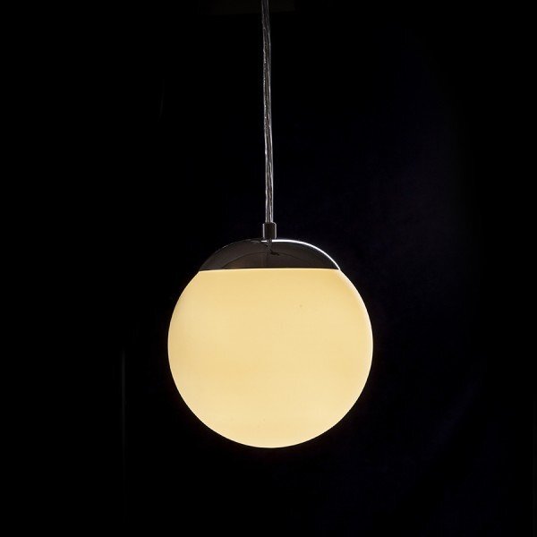 BOLLY 17 závěsná opálové sklo/chrom 230V LED E27 15W IP44 - RED - DESIGN RENDL