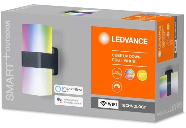 Ledvance - LED RGBW Venkovní svítidlo SMART+ CUBE LED/13,5W/230V IP44 Wi-Fi