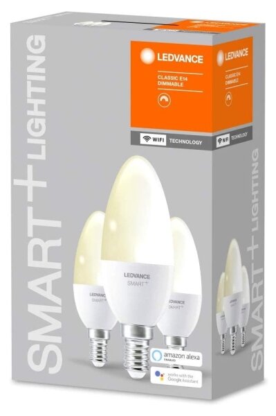 SADA 3x LED Stmívatelná žárovka SMART+ E14/5W/230V 2700K - Ledvance