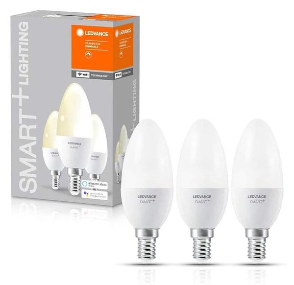 SADA 3x LED Stmívatelná žárovka SMART+ E14/5W/230V 2700K - Ledvance