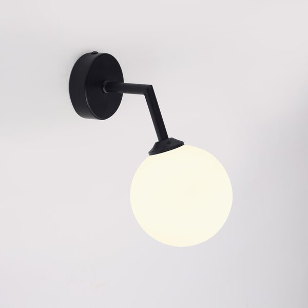 Light Prestige Dorado nástěnné svítidlo 1x40 W bílá-černá LP-002/1W BK