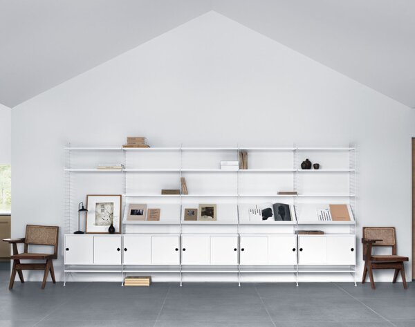 String Police String Magazine Shelf 78 x 30, beige