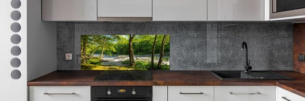 Panel do kuchyně Řeka v lese pksh-66915556