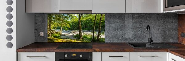 Panel do kuchyně Řeka v lese pksh-66915556