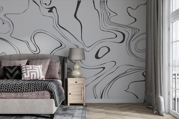 Fototapeta Šedé a černé víry, Designové fototapety na zeď, Populární fototapety, w00634v1 - Tapeko.co.cz