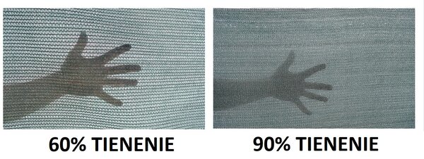 EKSPAND Stínící síť 1,5 x 25 m 60% stín ZELENÁ + 200 ks stahovací pásky ZDARMA