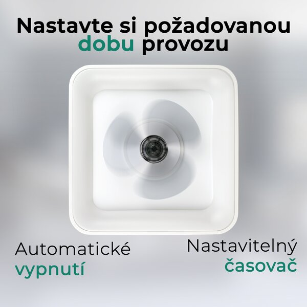 Noaton 14050W Hovland, bílá, stropní ventilátor se světlem