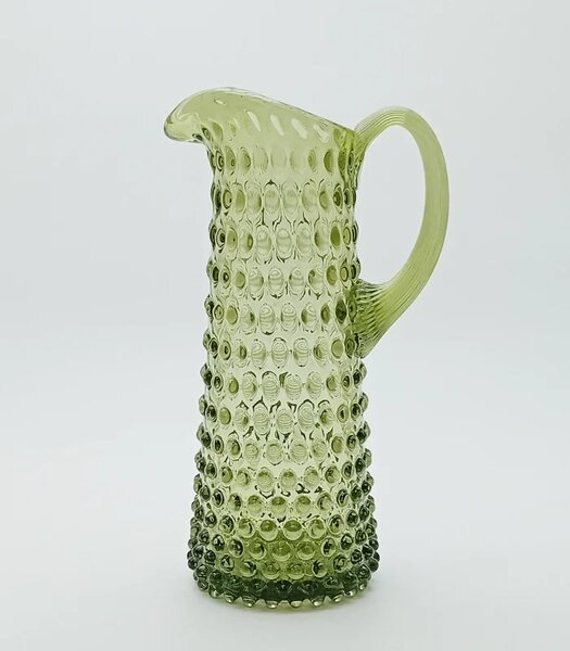 Sklárna Častolovice - Džbán 1,2l - Hobnail - Ananas - lesní zelená