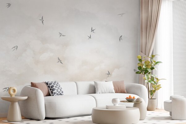 Fototapeta Ptáci létající ptáci na obloze, Nebeské fototapety, Populární fototapety, w00526v2 - Tapeko.co.cz