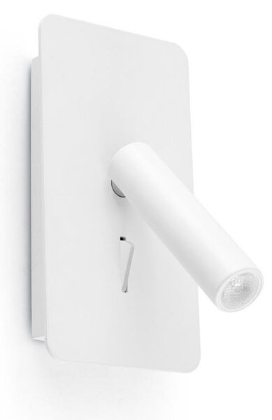 SUAU LED nástěnná lampa, bílá, USB - FARO