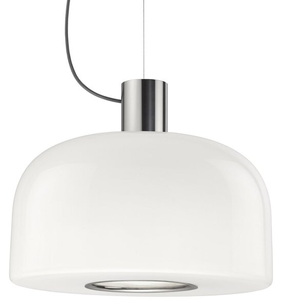Závěsná svítidlo FLOS, Bellhop Glass S2, stmívatelné, Bílá, Obývací pokoj, Sklo