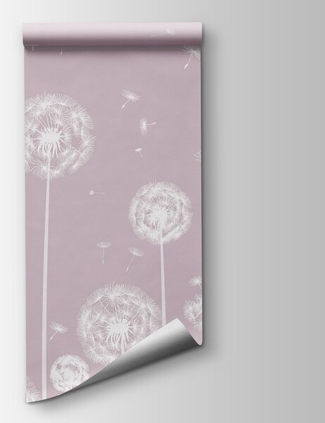 Fototapeta Bílé pampelišky poletující ve vzduchu, Fototapety s pampeliškami, Populární fototapety, w00657v1 - Tapeko.co.cz