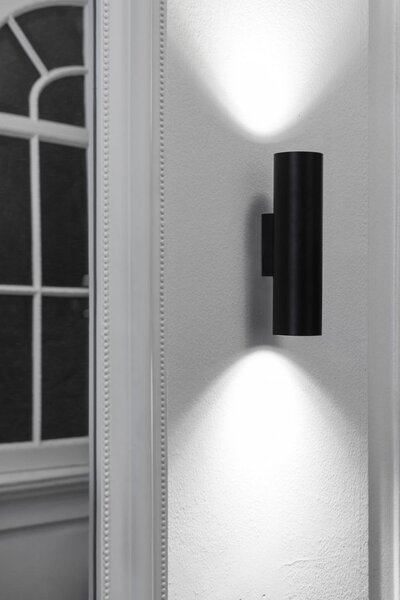 STAN nástěnná lampa, černá, 2L - FARO