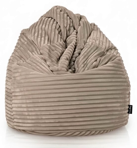 Sedací vak Primabag Giga Sako Velvet béžová