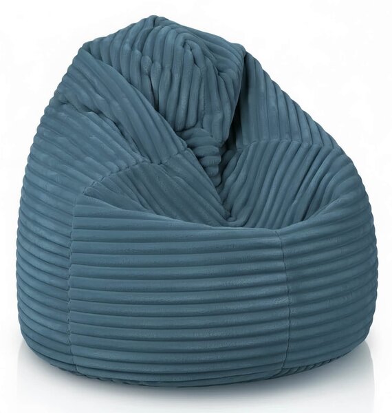 Sedací vak Primabag Giga Sako Velvet modrá