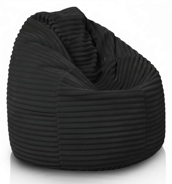 Sedací vak Primabag Giga Sako Velvet černá