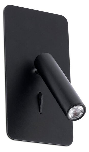 SUAU LED zapuštěné nástěnné svítidlo, černá - FARO
