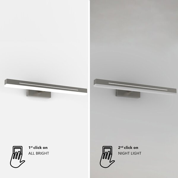 Nordlux LED Svítidlo nad zrcadlo Otis, 60cm, IP44 Barva: Bílá